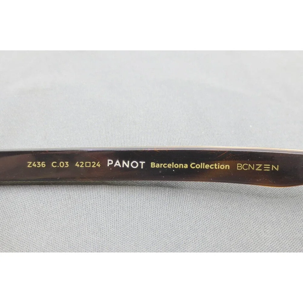 Zen Barcelona Panot Z436 C.03 Round Two Tone Tortoise Cream Eyeglasses Frames